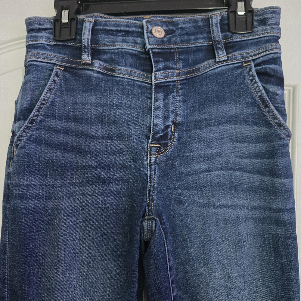 American Eagle Outfitters Dark Blue Flare Jeans - Picture 2 of 6